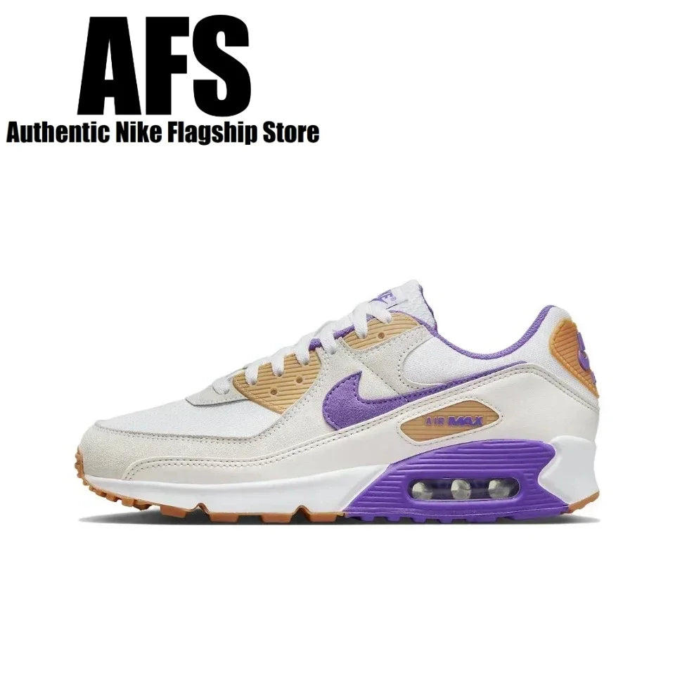 Nike Air Max 90 New Arrival Men's Running Shoes Wear Resistant Shock Absorption Breathable Black Sneakers DQ4071-200