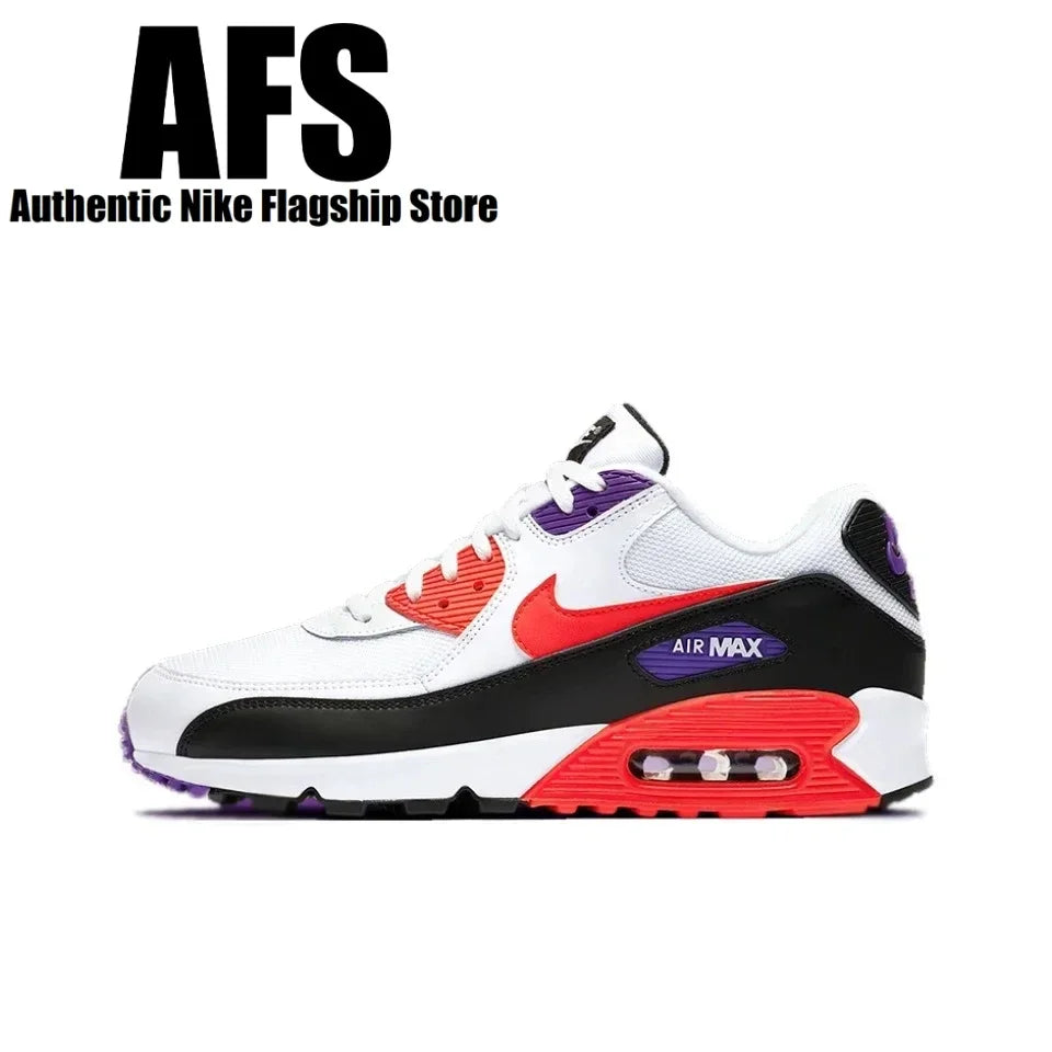 Nike Air Max 90 New Arrival Men's Running Shoes Wear Resistant Shock Absorption Breathable Black Sneakers DQ4071-200