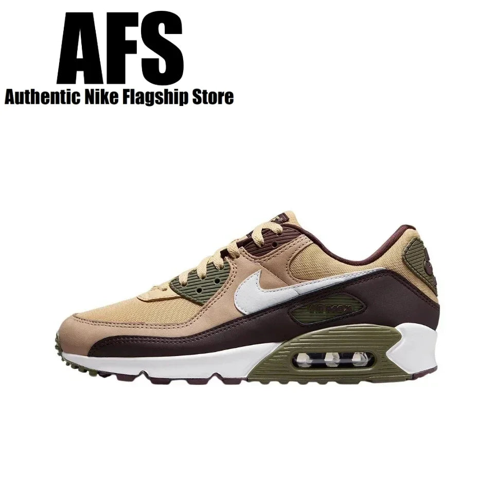 Nike Air Max 90 New Arrival Men's Running Shoes Wear Resistant Shock Absorption Breathable Black Sneakers DQ4071-200