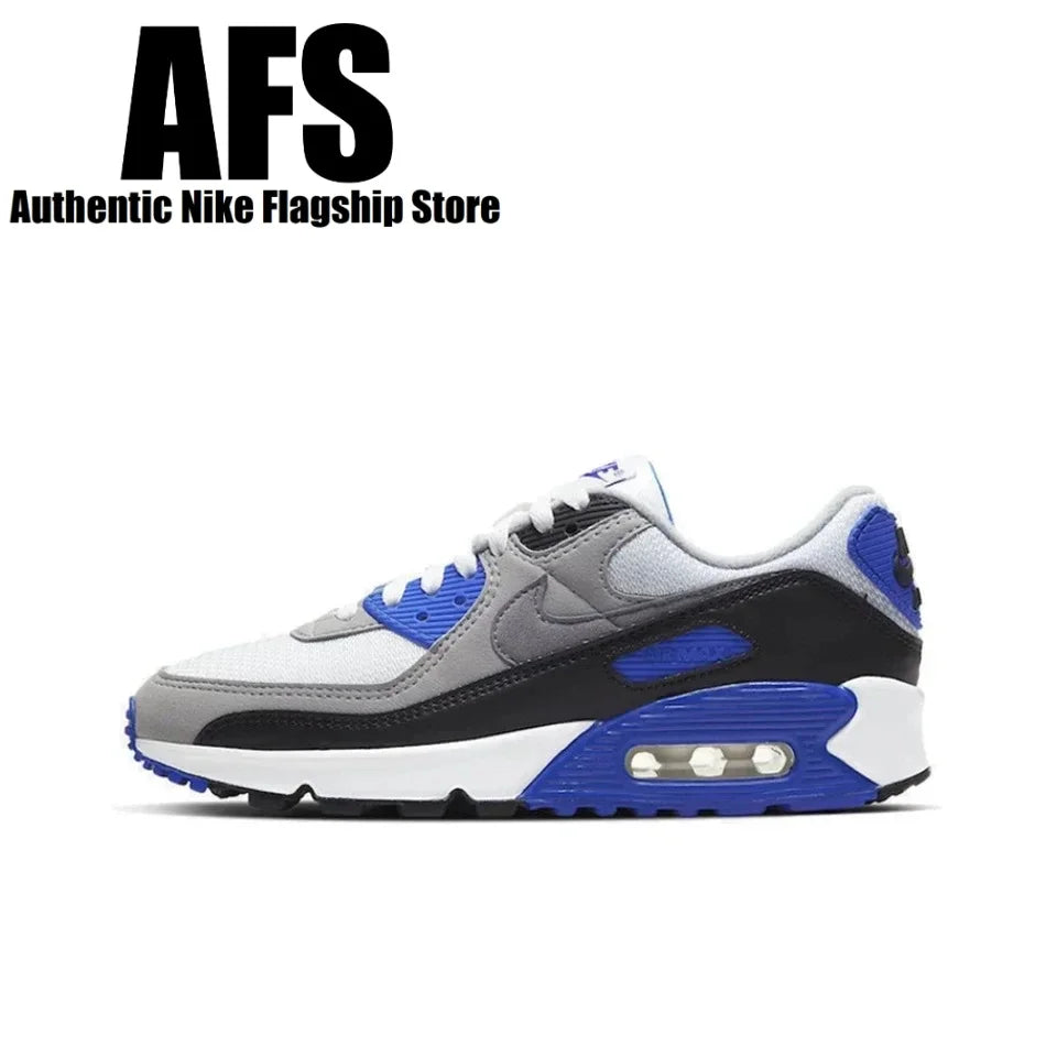 Nike Air Max 90 New Arrival Men's Running Shoes Wear Resistant Shock Absorption Breathable Black Sneakers DQ4071-200
