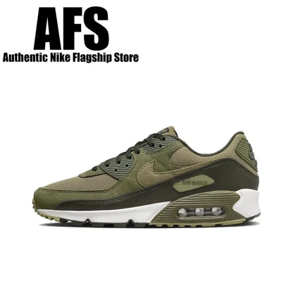 Nike Air Max 90 New Arrival Men's Running Shoes Wear Resistant Shock Absorption Breathable Black Sneakers DQ4071-200