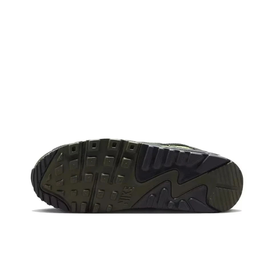 Nike Air Max 90 New Arrival Men's Running Shoes Wear Resistant Shock Absorption Breathable Black Sneakers DQ4071-200